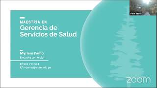 Conferencia Informativa Maestría en Gerencia de Servicios de Salud