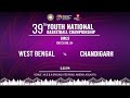 M 84 | WEST BENGAL v CHANDIGARH | BOYS | 39TH YOUTH NATIONAL BASKETBALL CHAMPIONSHIP| KOLKATA