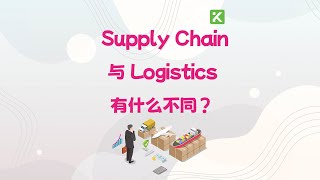 供应链 Supply Chain 与物流 Logisitics 的区别在哪里？