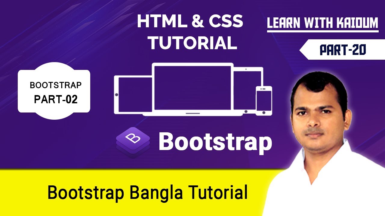 HTML And CSS Tutorial #20 | Bootstrap Part-02 - YouTube