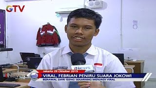 VIRAL! Febrian Firmansyah Mampu Meniru Logat dan Suara Presiden Jokowi - BIM 29/10