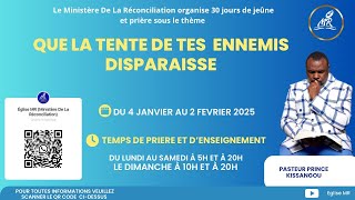 Adoration Prophétique -Dieu te donne la victoire sur tes ennemis  - Past Prince KISSANGOU Jour 25