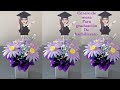 CENTRO DE MESA PARA GRADUACIÓN DE BACHILLER/centerpieces for bachelor graduation #graduation#diy