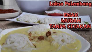 Resep Lakso Palembang Tanpa Cetakan || Cara Mudah Membuat Lakso