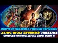 COMPLETE Star Wars Legends Timeline Part 1: Dawn of the Jedi Era & The Old Republic Era