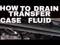 2004 Chevy Avalanche  HOW TO CHANGE Transfer case fluid !