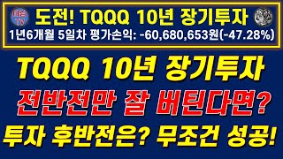 [TQQQ 리얼 실전투자] TQQQ 10년 장기투자 전반전만 잘 버틴다면? 투자 후반전은 무조건 성공!(도전! TQQQ 10년 장기투자ㅣJEPI 월배당 5백만원ㅣ노후준비ㅣ야심매매법