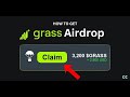 Grass Airdrop Claim | Grass Airdrop Claim live now