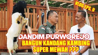 URBAN \u0026 ECO FARMING KODIM PURWOREJO// DANDIM BANGUN KANDANG KAMBING // Vlog Eps. 9