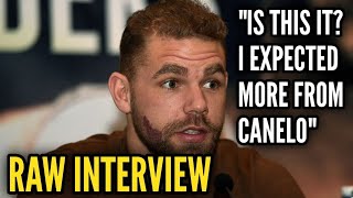 BILLY JOE SAUNDERS ON CANELO LOSS ANSWERS IF HE QUIT