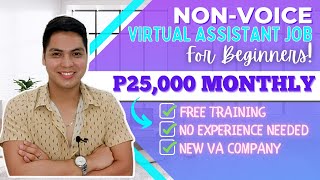 For Beginners: Earn Up To P25K/mo As An Amazon Virtual Assistant | Non Voice VA Job | FREE TRAINING!