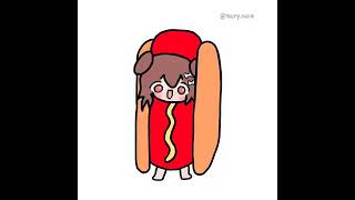 Yeah hot dog KORONE