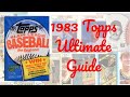 1983 Topps Baseball Cards — The Ultimate Guide