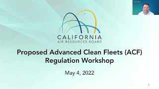 Public Workshop on Draft Regulatory Language for the Advanced Clean Fleets Regulation