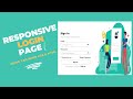 Build a Responsive Login Page with Tailwind CSS – HTML Tutorial for Beginners