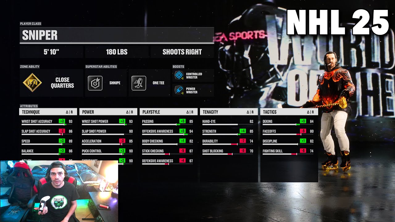 Nhl 25 Eashl The Best Sniper Buildрџћї Youtube