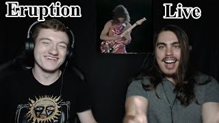 College Students' FIRST TIME Hearing - Eruption Solo Live | Van Halen Reaction