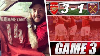 Arsenal 3 v 1 West Ham - Not A Great Performance But We Won - Matchday Vlog