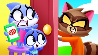 Who's at the Door? 🚪😱 Don't Open the Door to Strangers, Baby! ❌ Kids Cartoons & Nursery Rhymes