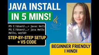 Java Setup in VS Code for Beginners | Install JDK + Run First Program (2025)