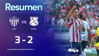 Junior vs. Medellín (resumen y goles) | Liga BetPlay Dimayor 2023-2 | Final - Ida