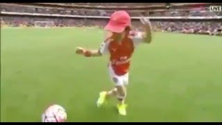 El hijo de Cazorla hace furor con sus regates