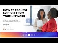 How To Request Support from Your Network | PIOW Event Highlight | Jean Dolin