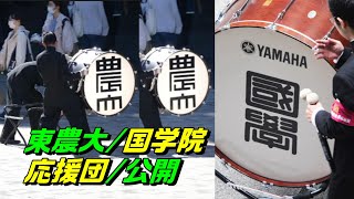 東京農業大学全学応援団と國學院大學全學應援團によるリーダー公開 2023/10/16