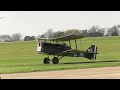 sywell sat 8th apr 2023 se5a replica c8846 taxi back to hanger on the grand opening day