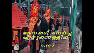 ആനയടി നരസിംഹസ്വാമി  ക്ഷേത്രത്തിലെ നേര്ച്ച എഴുന്നെള്ളിപ്പ് 2022