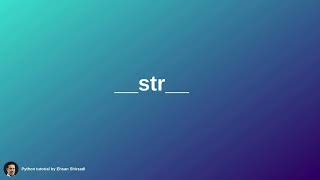 🎥Unlocking Python's Secrets: Python's __str__ Method Explained