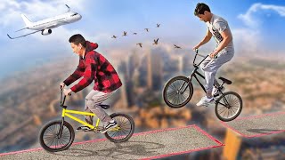 BMX- пен Кедергілерден өту челленджін орындаймыз