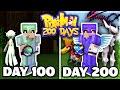 I Survived 200 Days of Minecraft PIXELMON... Heres What Happened