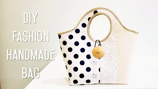 Diy Fashion Handmade Bag | Handbag Diy Tutorial | 时尚优雅手作包教学分享#HandyMum  ❤❤