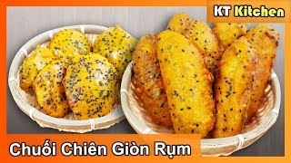 BÁNH CHUỐI CHIÊN - Cách Pha Bột Làm Chuối Chiên Giòn Rụm Giòn Lâu Tại Nhà - FRIED BANANA RECIPE