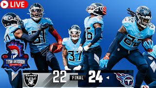 DERRICK HENRY Leads Titans to Victory 24-22 over the Raiders  #titans #nfl #raiders #raidersvstitans