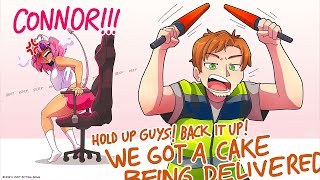 Ironmouse Lose It At CDawgVA Reacting To Her Huge Cake