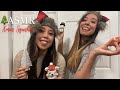 ASMR | Playing with Christmas Squishes & Decorations (with my sister)