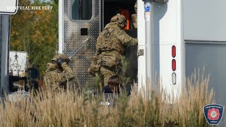 LONGUEUIL | Opération de la GRC - Courrier Empoisonné Envoyé à Trump