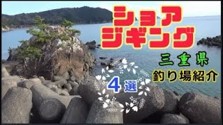 ライトショアジギングの堤防\u0026サーフの釣り場紹介・三重県／ルアー初心者もOK