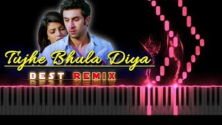 Tujhe Bhula Diya Kali Kali Khali  Raato me Best Piano Cover Light Effect Full song Piano Note keys
