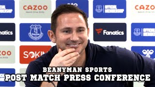 'Goodison atmosphere gave me GOOSEBUMPS!' | Everton 1-0 Chelsea | Frank Lampard press conference