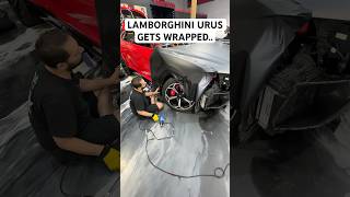 Lambo Wrap..🔥 #lamborghini #custom #viral #transformation #wrap #carwrap #viralvideo #trending #diy