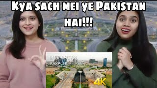 Bahria Town Karachi Street View | Indian Girls React