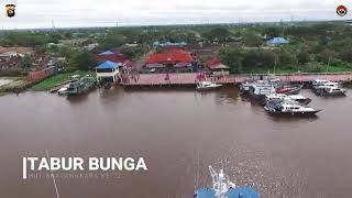 UPACARA TABUR BUNGA DI DERMAGA DIREKTORAT POL AIR POLDA KALBAR