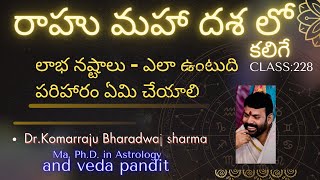 రాహు మహాదశ||rahu mahadasha telugu||రాహు మహర్దశ వల్ల కలిగే నష్టాలు, దాని నివారణ||Does Rahu||కొమర్రాజు