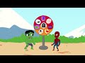 rescue evolution of team hulk zombie vs spiderman superhero funny