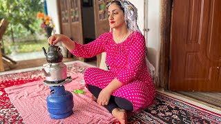 IRAN Village Life | Baking Bread in a Village in the Alborz Mountains of Iran