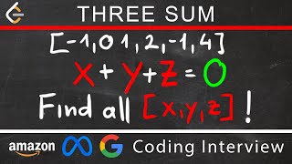 Leetcode 15 - Three Sum - Coding Interview
