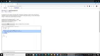 String 2 (getSandwhich) Java Tutorial || Codingbat.com